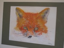 Original painting fox for sale  NORWICH