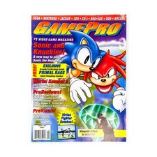 GamePro Publi GamePro  1994 October "Sonic and Knuckles, Shaq Fu, Primal Mag VG comprar usado  Enviando para Brazil