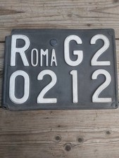Targa auto roma usato  Italia