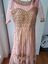 Anarkali bollywood kleid gebraucht kaufen  Frankfurt am Main