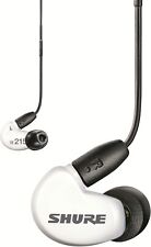 Shure SE215 Sound-Isolating In-Ear Stereo Earphones Wired Headphones - White comprar usado  Enviando para Brazil