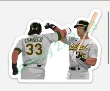 Usado, Mark McGwire Jose Canseco Oakland A'S ÍMÃ - MLB Baseball Bash Brothers comprar usado  Enviando para Brazil