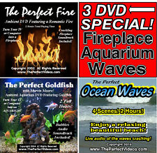 Usado, 3 DVD Combo Fireplace, Goldfish Aquarium, Ocean Waves Virtual Ambient Video  comprar usado Usado, 3 DVD Combo Fireplace, Goldfish Aquarium, Ocean Waves Virtual Ambient Video  comprar usado  Enviando para Brazil