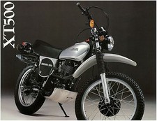 Yamaha brochure xt500 d'occasion  Expédié en Belgium
