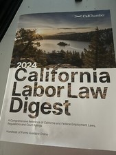 California Labor Law Digest 2024 comprar usado  Enviando para Brazil