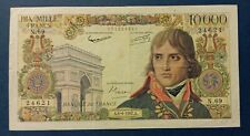 Billet 10000 francs d'occasion  Saint-Pantaléon-de-Larche
