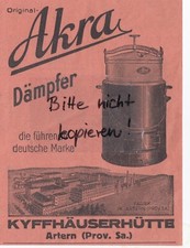 Artern werbung 1934 gebraucht kaufen  Leipzig