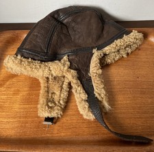 Sheepskin flying hat for sale  TRURO
