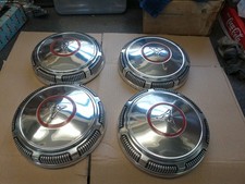 Usado, Conjunto de tampas de centro de roda 1969-1971 Mopar Red Line Poverty Caps 9” prato de cachorro usado comprar usado  Enviando para Brazil
