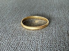 Anneau jaune carats d'occasion  Mornant