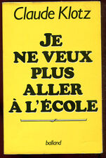 Claude klotz veux d'occasion  France