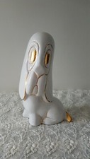 White ceramic gilded for sale  LIVERPOOL