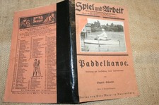 Alte bauanleitung paddelkanoe gebraucht kaufen  Deutschland