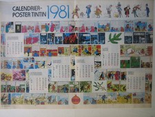 Poster calendrier 1981 d'occasion  Bergerac