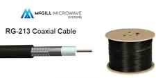 RG213 Cabo Coaxial MIL Spec Rádio Amador de Baixa Perda PREMIUM BLINDAGEM DE COBRE ESTANHADO comprar usado  Enviando para Brazil