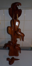 Oiseau sculpté bois d'occasion  Saint-Vallier