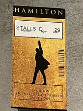Hamilton musical ticket for sale Hamilton musical ticket for sale  BIRMINGHAM