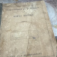 1909 Pupils Notebook And Study Guide In Roman History  By McKinley comprar usado  Enviando para Brazil