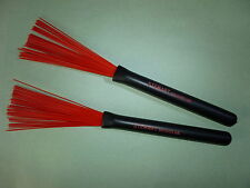 ESCOVAS DE BATERIA RETRÁTEIS DE NÁILON VERMELHAS Original Vic Firth/Premier Models Jazz Anke comprar usado  Enviando para Brazil