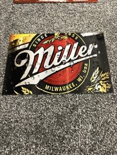 Miller beer metal for sale  DARLINGTON
