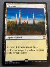 Mtg karakas eternal for sale  Cedar Rapids