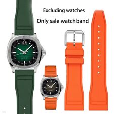 Pulseira de borracha fluorosa à prova d'água para Mido Multifort TV M049.526 22mm masculina comprar usado  Enviando para Brazil