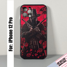 Capa personalizada projetada para iPhone 12 PRO: Western Outlaw | Armas duplas pretas e vermelhas, usado comprar usado  Enviando para Brazil