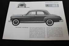 Original 1959 Mercedes Benz Typ 180D 180 D Prospekt Brochure comprar usado  Enviando para Brazil