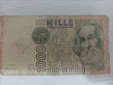 Banconota mille lire usato Banconota mille lire usato  Sessa Aurunca