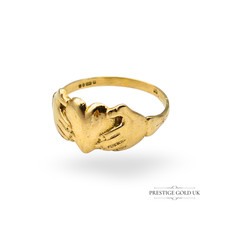 9ct gold claddagh for sale  UK