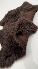 Dark brown sheepskin for sale  BIRMINGHAM