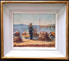 Tableau huile panneau d'occasion  Nice-