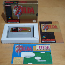 The Legend Of Zelda A Link To The Past para Super Nintendo SNES na caixa com mapa comprar usado  Enviando para Brazil