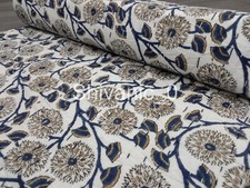 Colcha de algodão indiana Kantha estampa de bloco floral feita à mão cobertor colcha, usado comprar usado  Enviando para Brazil