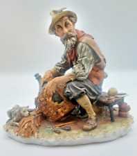 Vintage capodimonte figurine for sale  WADHURST