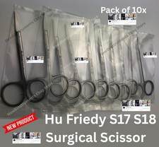 Tesoura curva íris Hu-Friedy S18 reta S17 aço inoxidável alemão 4,5" comprar usado Tesoura curva íris Hu-Friedy S18 reta S17 aço inoxidável alemão 4,5" comprar usado  Enviando para Brazil