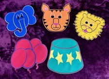 Decorações temáticas de festa de circo bordadas de alta qualidade 10” comprar usado  Enviando para Brazil