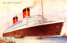 1949 postcard cunard for sale  SALISBURY