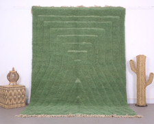 Green moroccan rug d'occasion  Expédié en Belgium