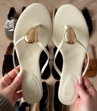 H&M: Chinelos de Salto Branco: 1274374002 | *Compradores do Reino Unido_Sem Taxas de Importação* | comprar usado  Enviando para Brazil