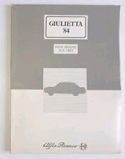 alfa romeo giulietta 1983 usato  Trieste