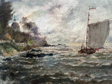 Tableau ancien hst d'occasion  Maisons-Laffitte