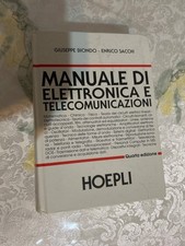 Hoepli manuale elettronica usato  Roma