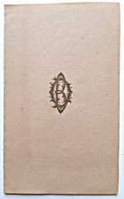Mai 1929 menu d'occasion  Paris XI