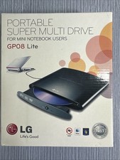 Usado, LG Portable Super Multi Drive GP08 Lite USB 2.0 8X GP08NU6B 9196 NOVO caixa aberta comprar usado  Enviando para Brazil