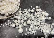 White sprinkles edible for sale  CARSHALTON