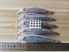 Isca artificial 5 peças corpo 6 polegadas 1 1/3 oz isca em branco E205 sem pintura comprar usado  Enviando para Brazil