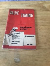 Livreto ISKENDERIAN Racing Cams 1962, temporização de válvula para saída máxima., usado comprar usado  Enviando para Brazil