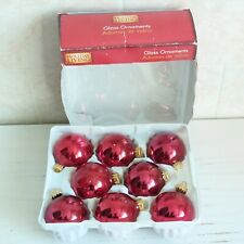 Red glass christmas for sale  KETTERING