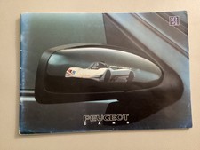 Peugeot range brochure for sale  DEESIDE